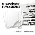 5pack suprise dekaler