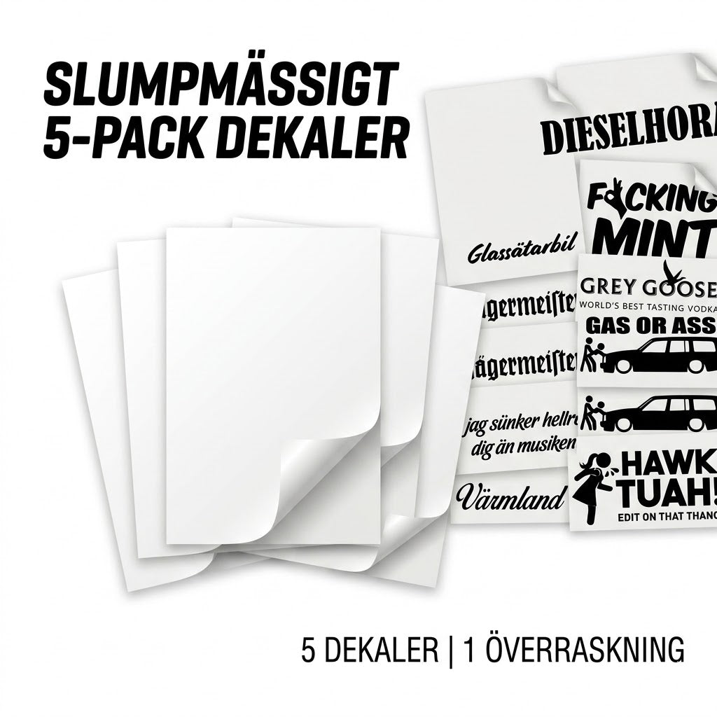 5pack suprise dekaler