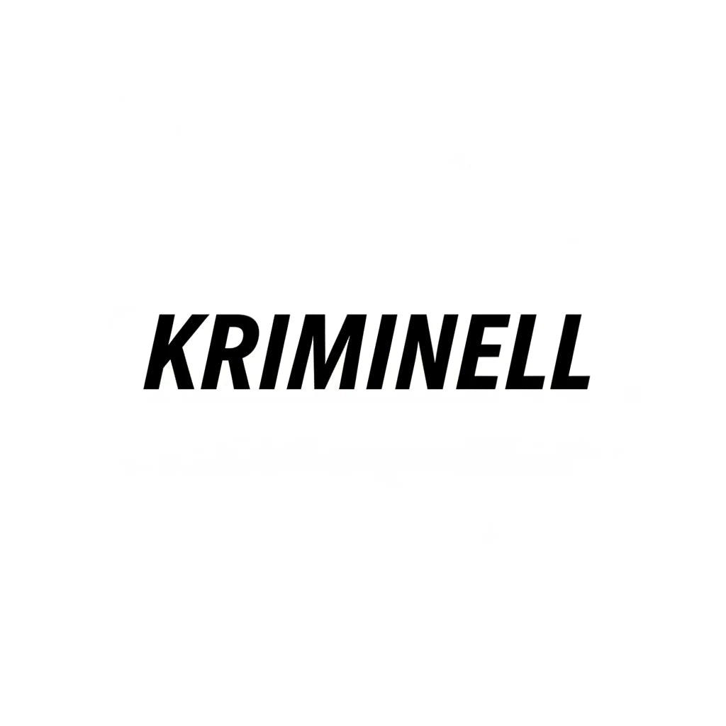 Kriminell - Dekal