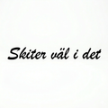 Dekal "skiter väl i det"