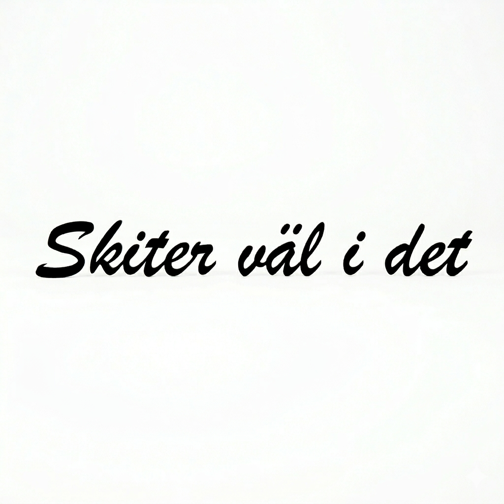 Dekal "skiter väl i det"