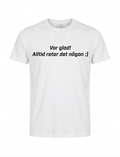Var glad! Alltid retar det någon :) T-shirt
