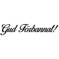 Gud förbannat! - Dekal