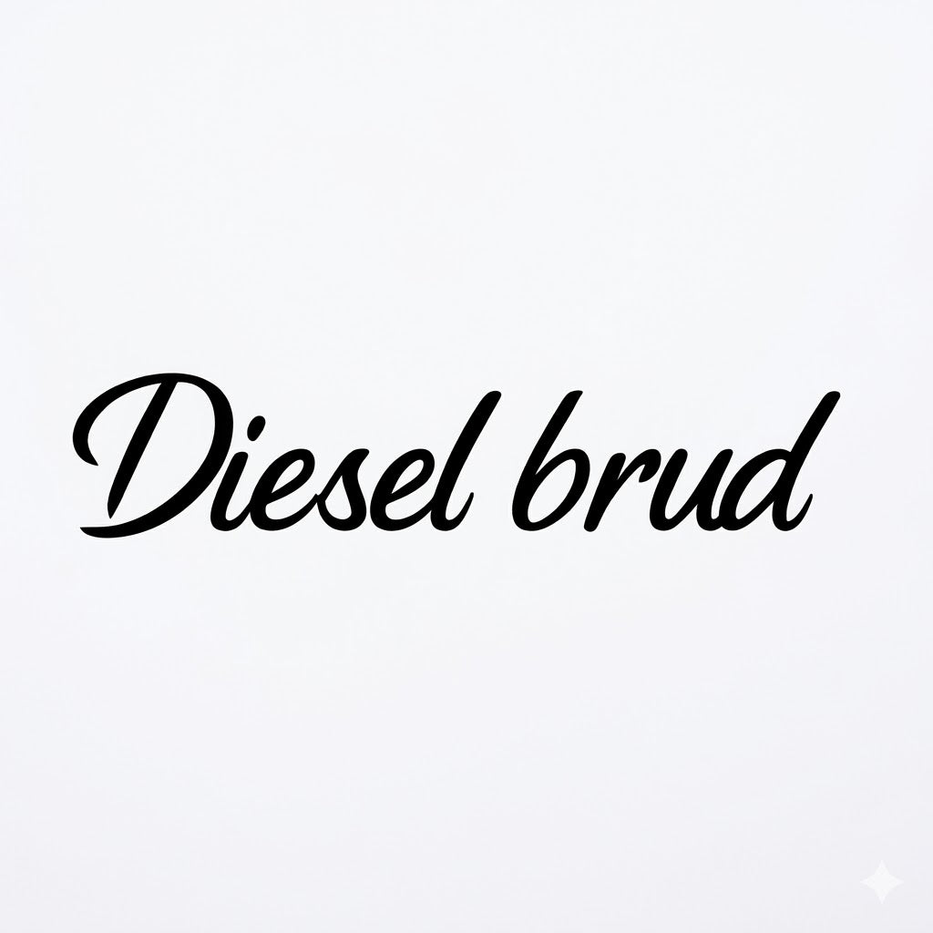 Dekal "Diesel brud"
