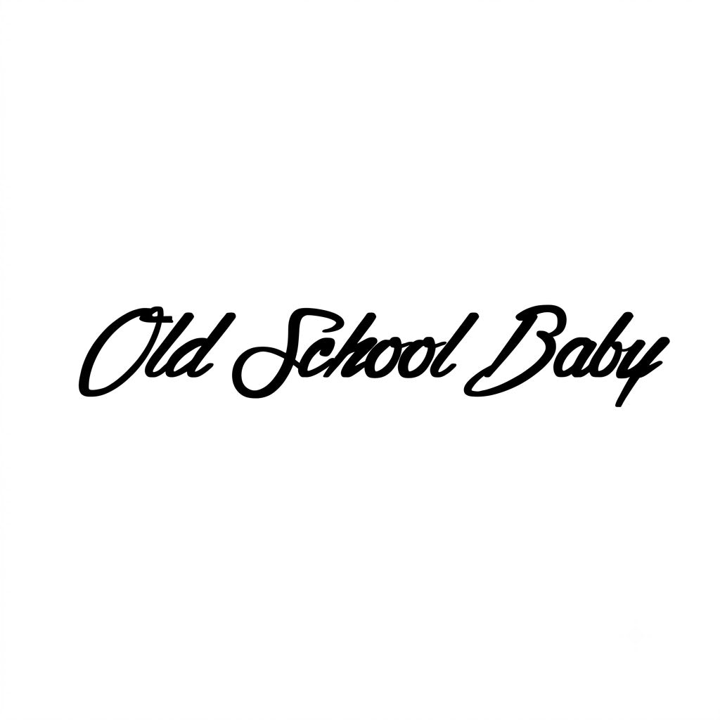 old school baby - Dekal